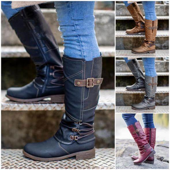 Women's Vintage Zip Boots