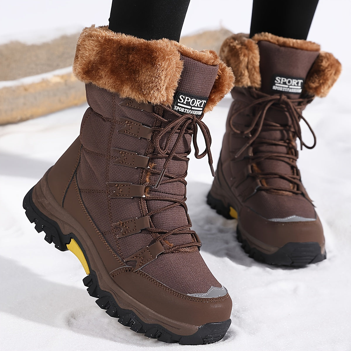 Women's Warm Winter Boots - Comfortable and Stylish for Cold Days