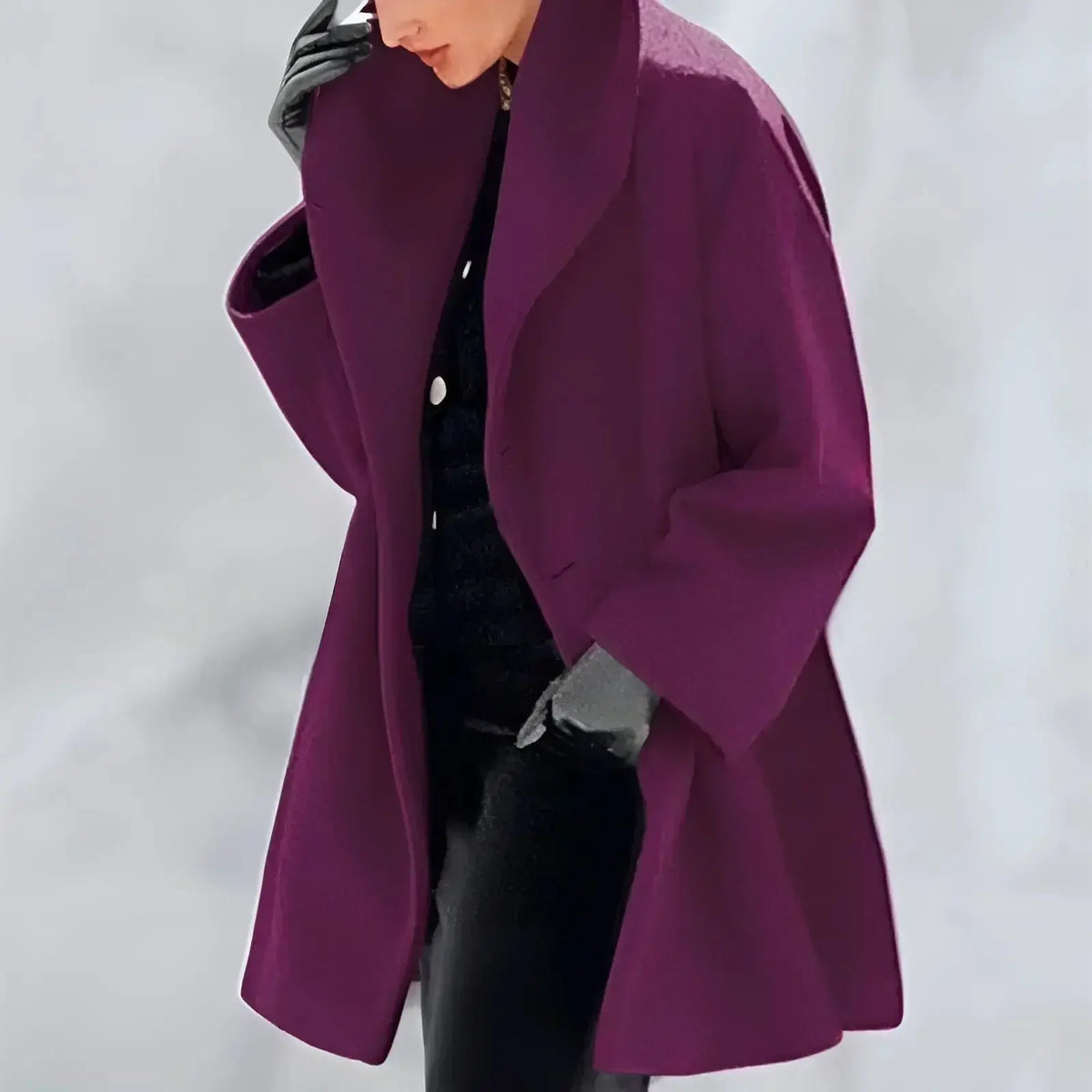 Women's Warm Winter Trench Coat