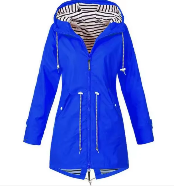 Women's Waterproof Hooded Jacket – Lightweight & Stylish for Everyday