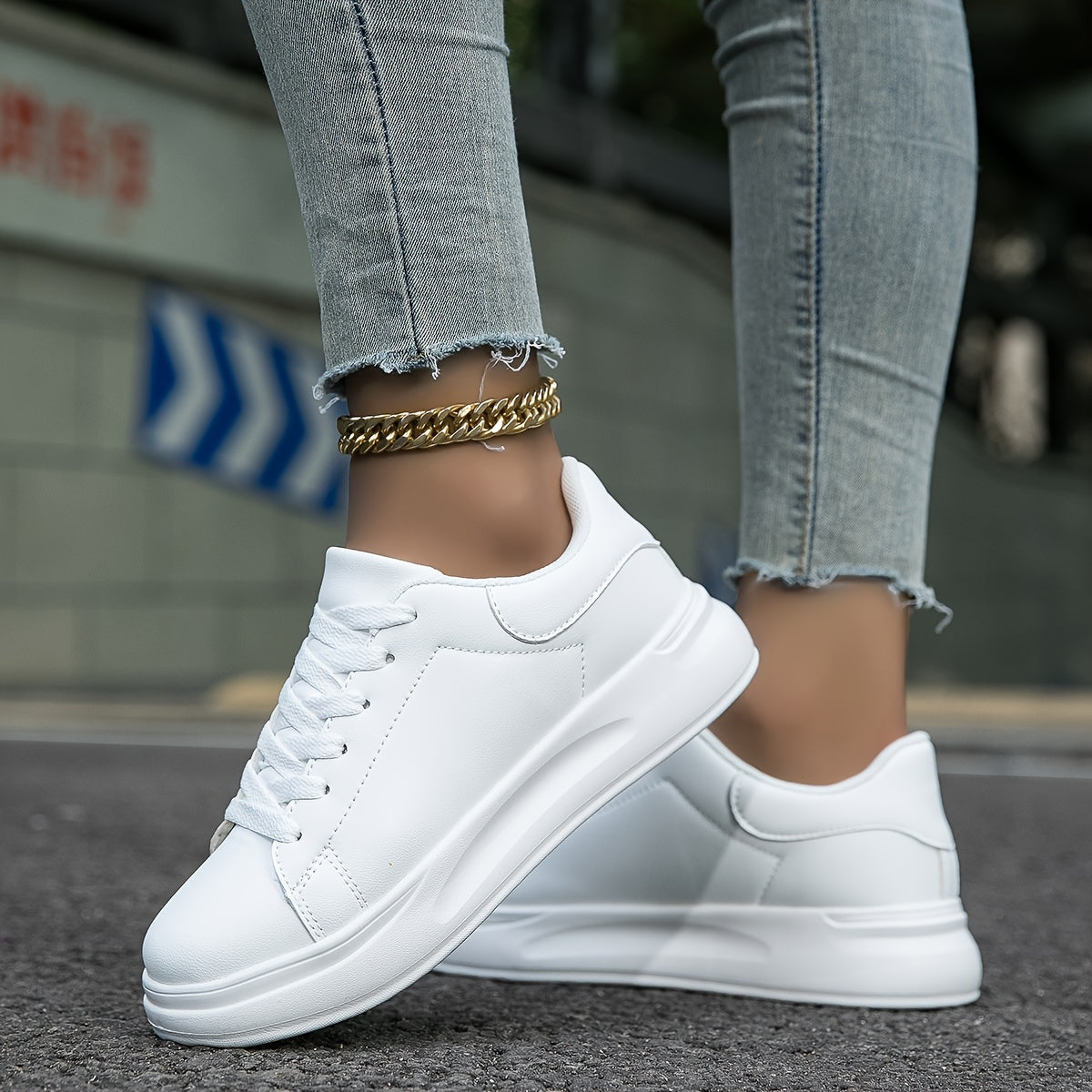 Women's White Sneakers