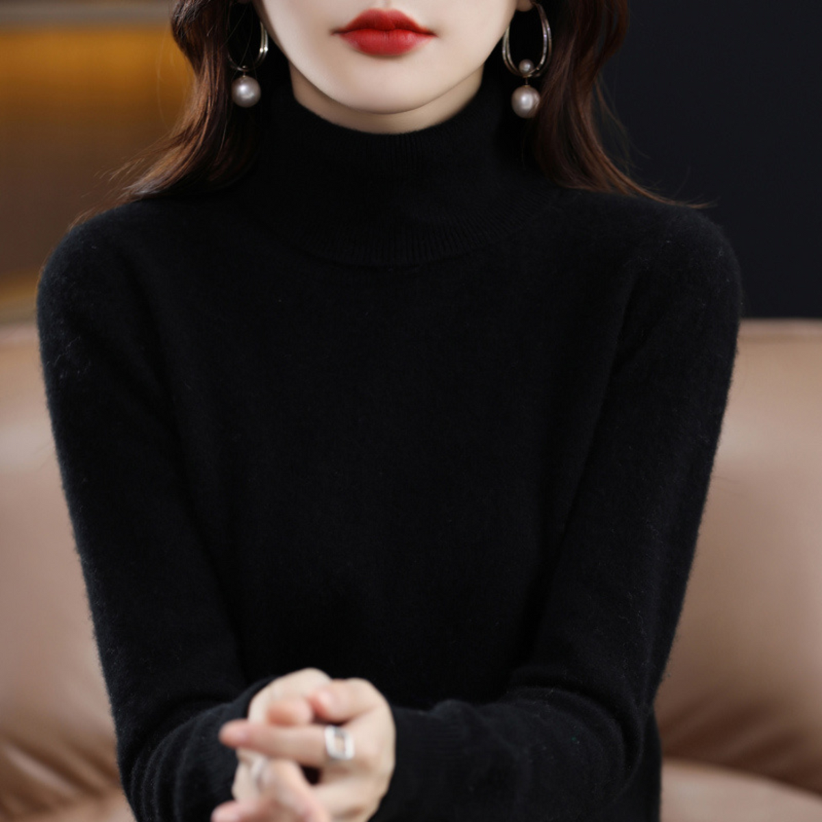 Women's Winter Turtleneck Sweater