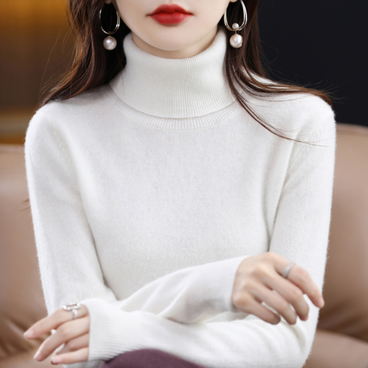 Women's Winter Turtleneck Sweater