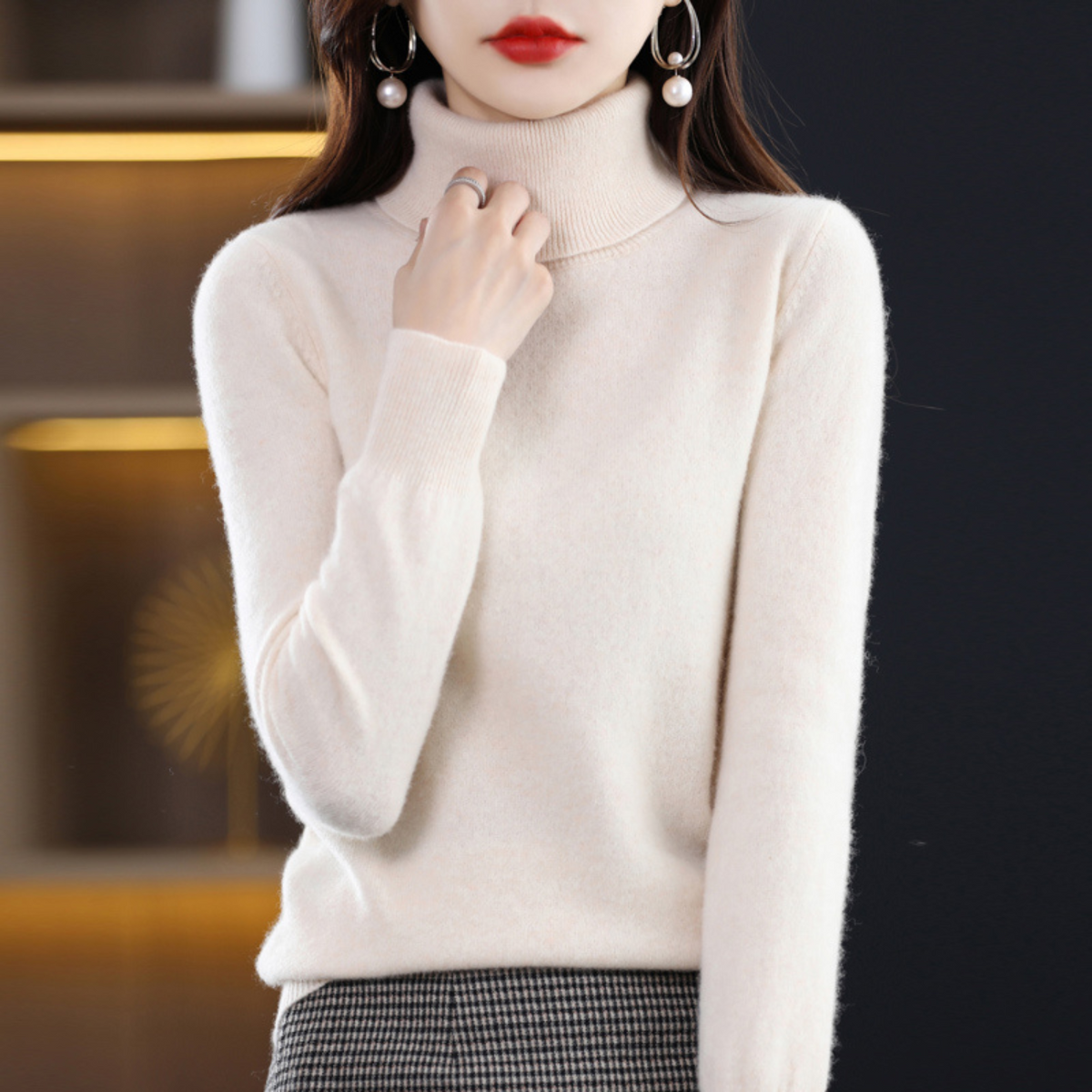 Women's Winter Turtleneck Sweater