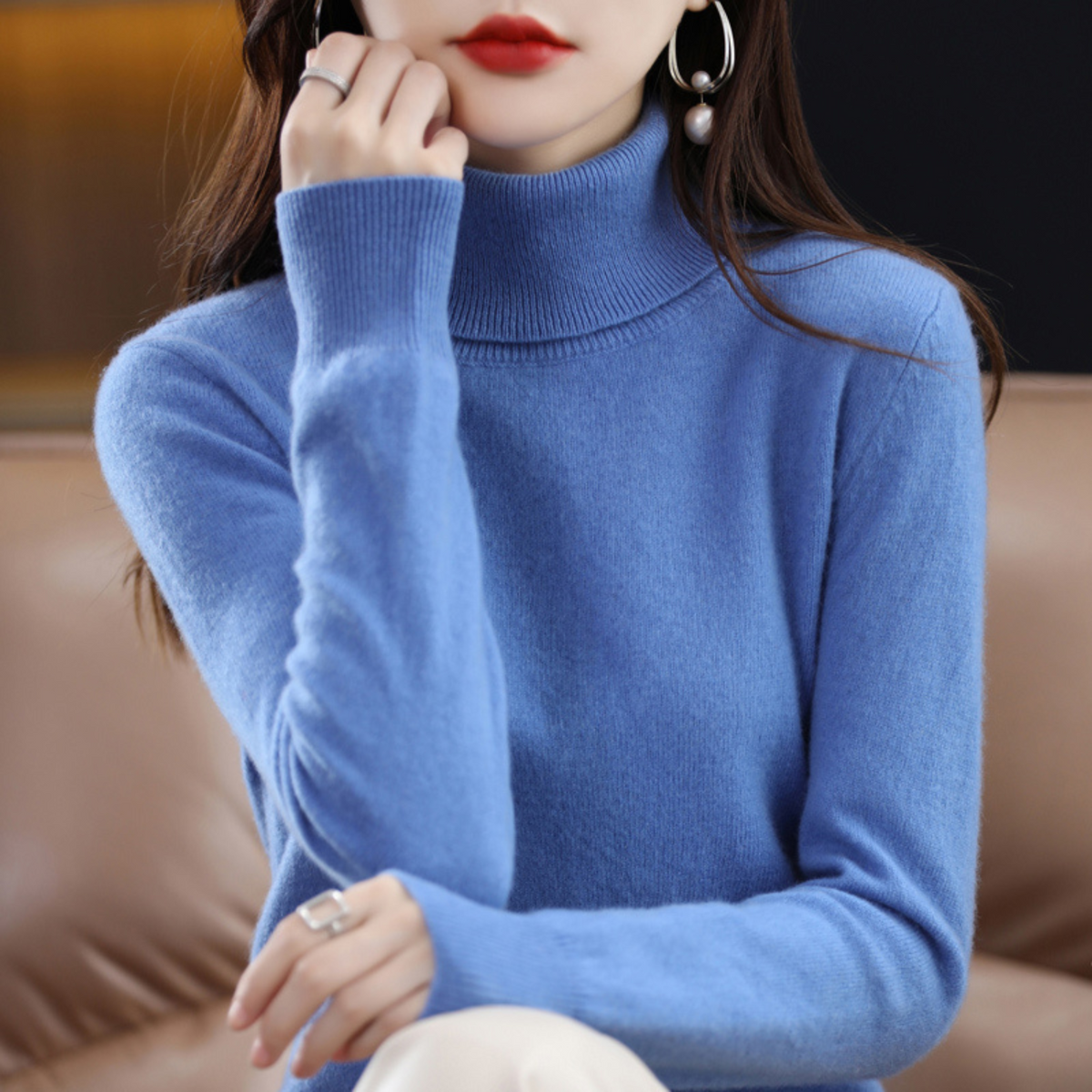 Women's Winter Turtleneck Sweater
