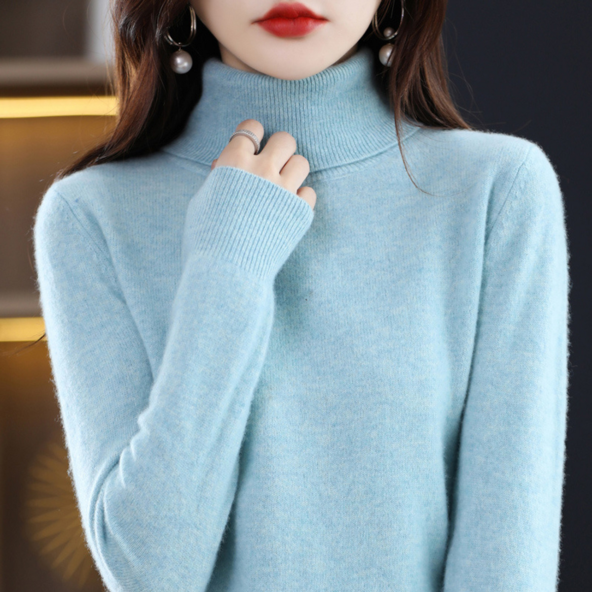 Women's Winter Turtleneck Sweater