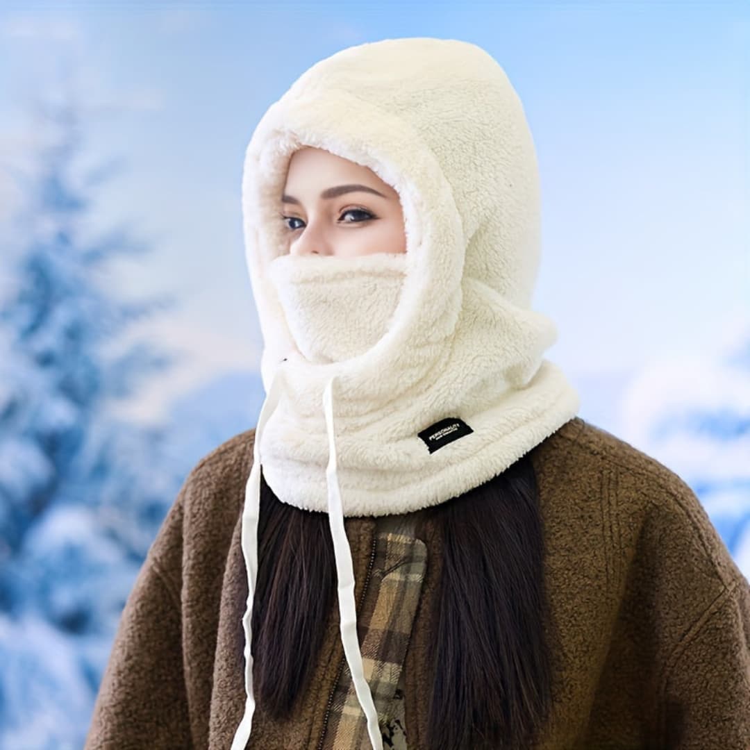 Women's Winter Windproof Hood Scarf with Ear Protection