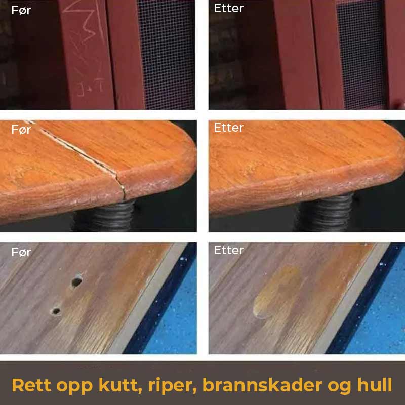 Wood Floor and Furniture Repair Kit for Scratches and Damage