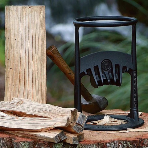 Wood Splitter - Safe & Fast for Firewood on Winter Evenings