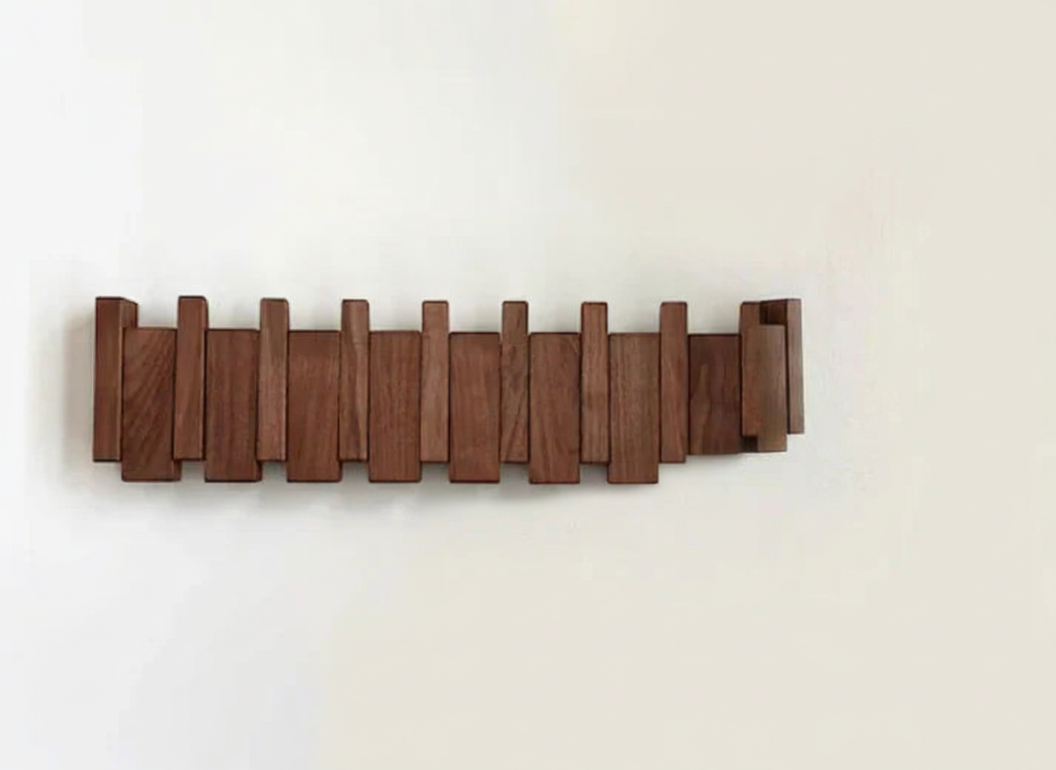 Wooden Hallway Hooks