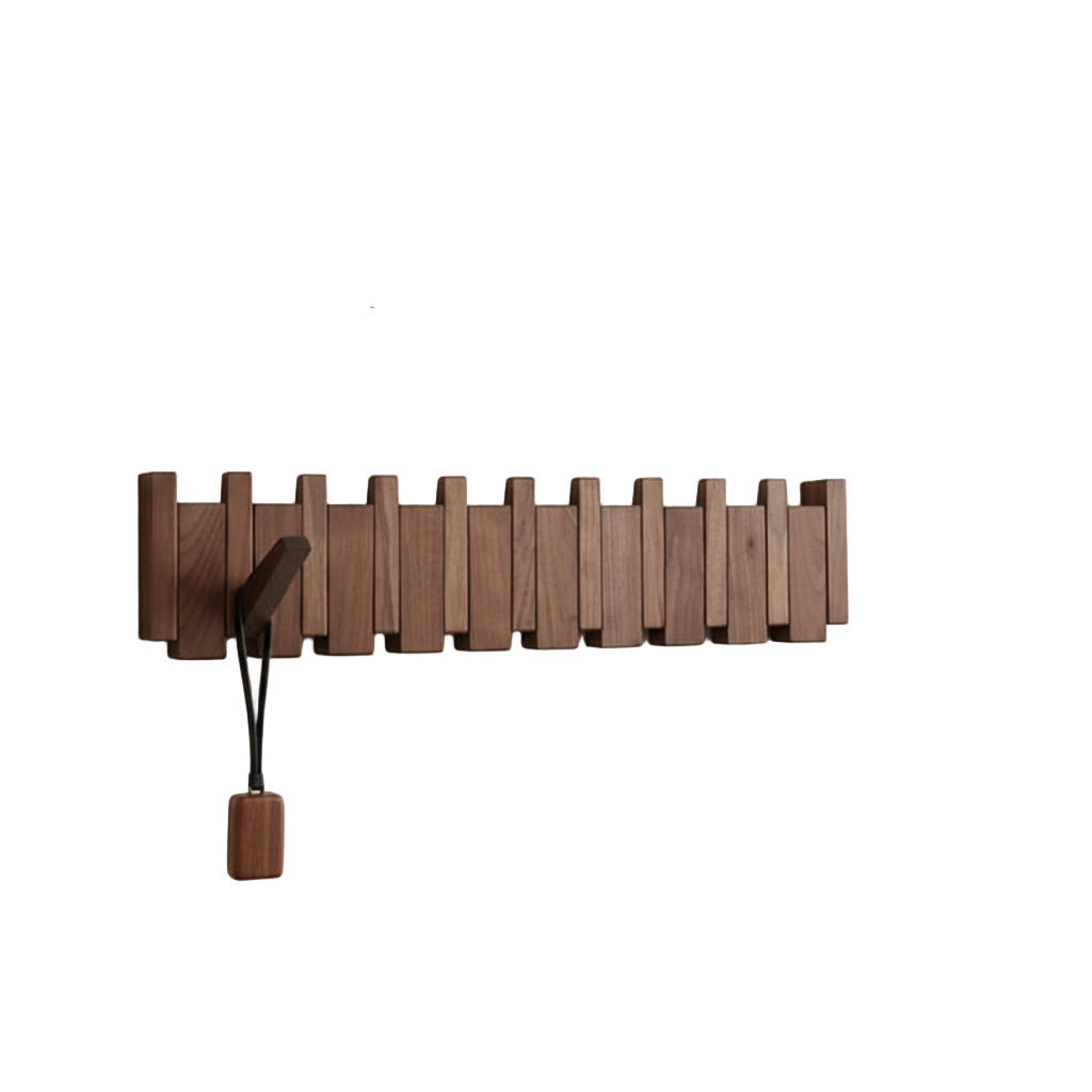 Wooden Hallway Hooks