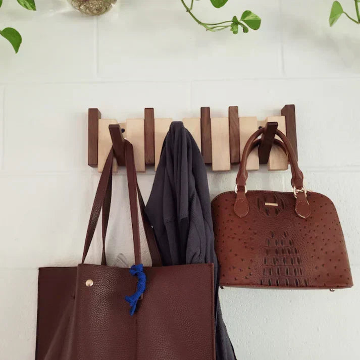 Wooden Hallway Hooks