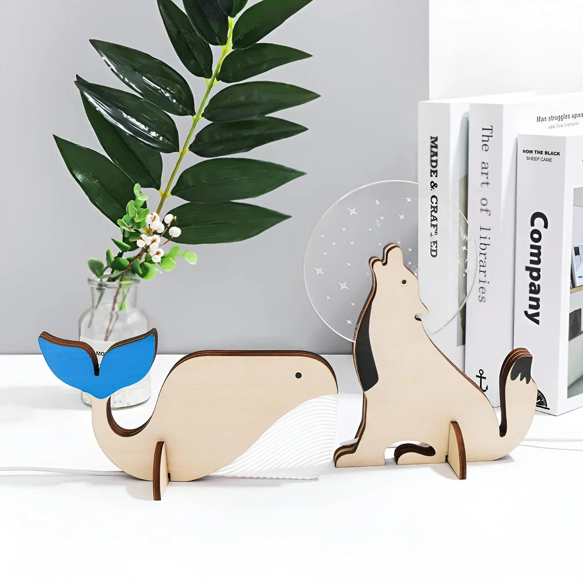 Wooden Table Lamp
