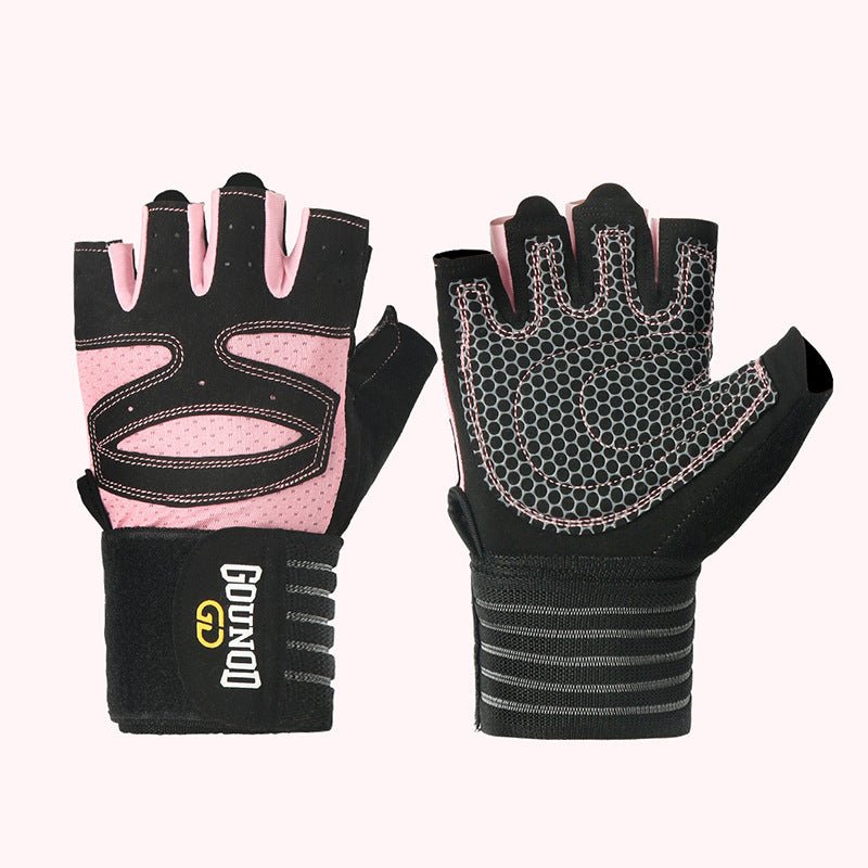 Workout Gloves with Wrist Support and Non-Slip Grip