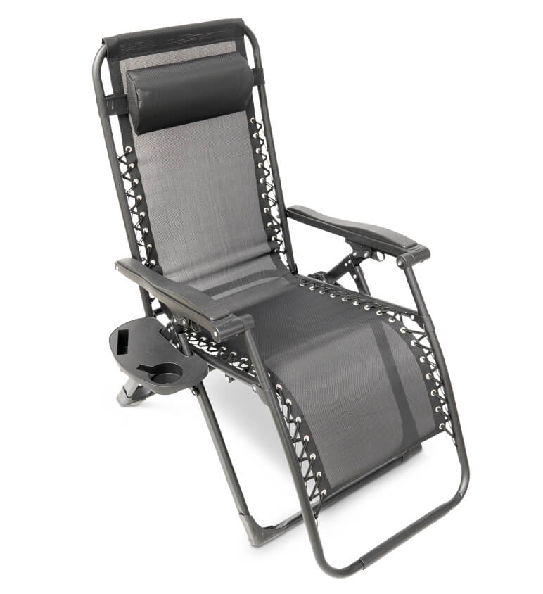 Zero Gravity Folding Chair with Adjustable Headrest